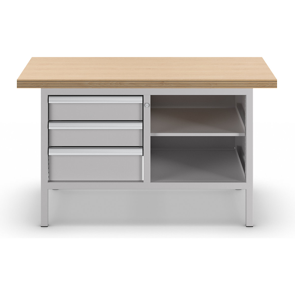 Stół warsztatowy, konstrukcja ramowa – LISTA (Zdjęcie produktu 13)-12
