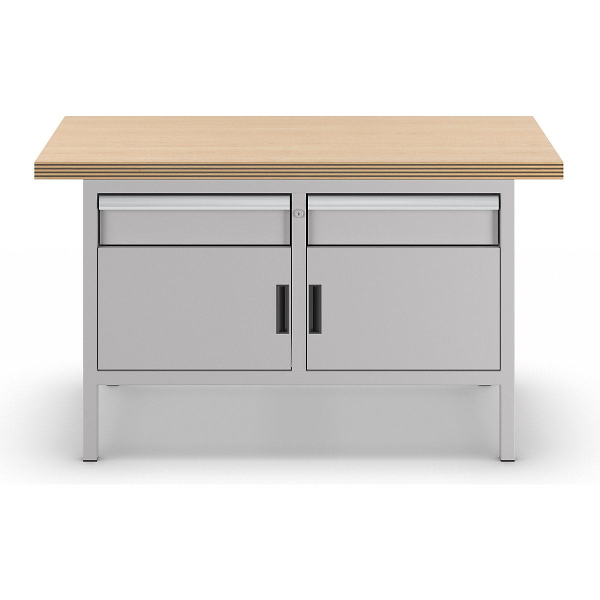 Stół warsztatowy, konstrukcja ramowa – LISTA (Zdjęcie produktu 3)-2