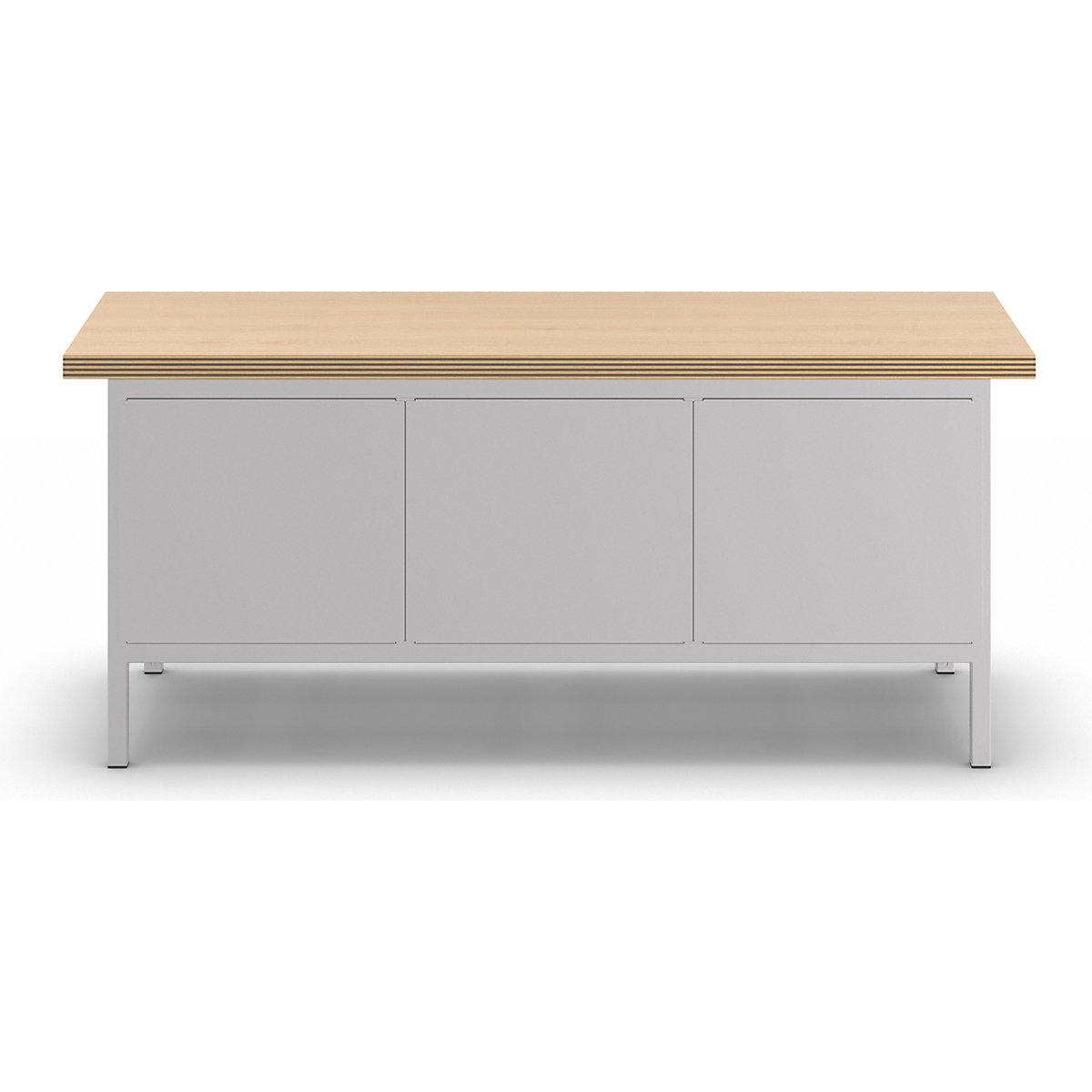 Stół warsztatowy, konstrukcja ramowa – LISTA (Zdjęcie produktu 4)-3