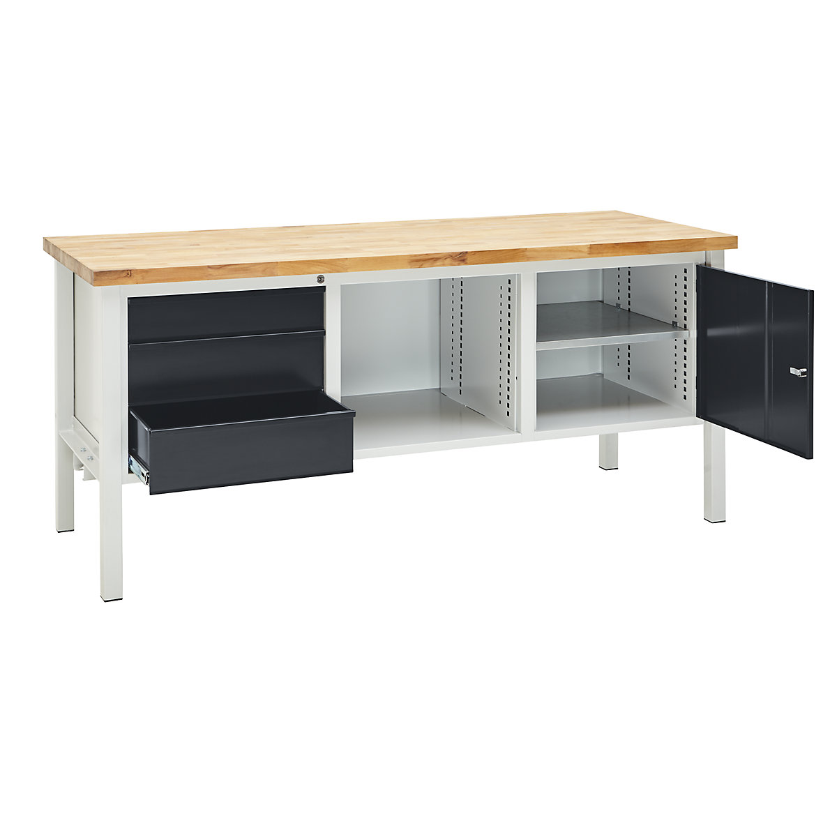 Stół warsztatowy, konstrukcja ramowa (Zdjęcie produktu 3)-2