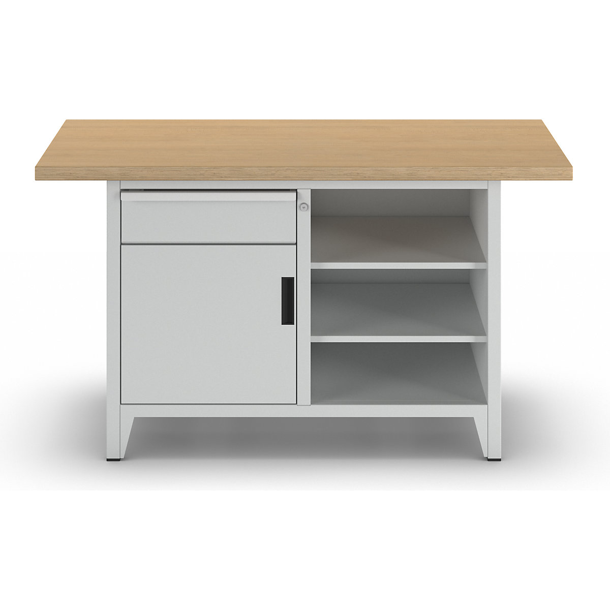 Stół warsztatowy, szerokość 1500 mm, konstrukcja ramowa – LISTA (Zdjęcie produktu 6)-5