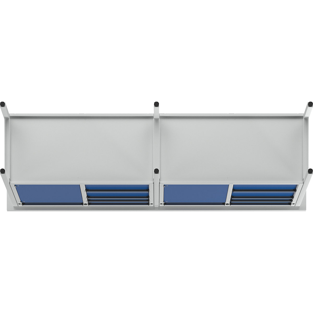 Stół warsztatowy, szerokość 2800 mm, konstrukcja ramowa – ANKE (Zdjęcie produktu 5)-4