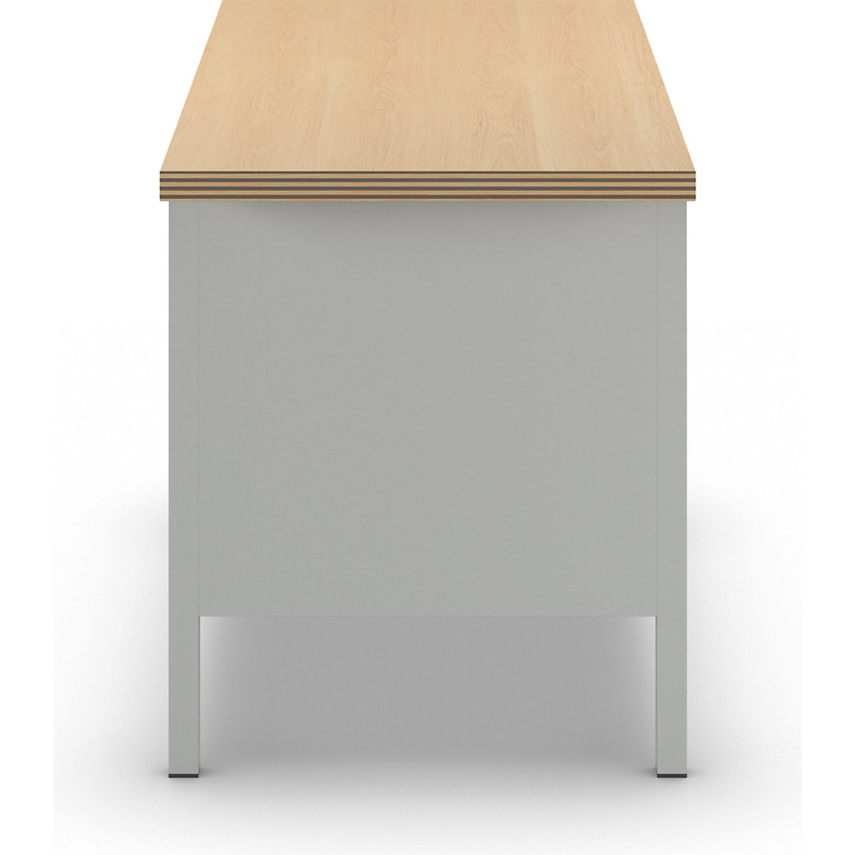 Stół warsztatowy z blatem z multipleksu, konstrukcja ramowa – LISTA (Zdjęcie produktu 18)-17