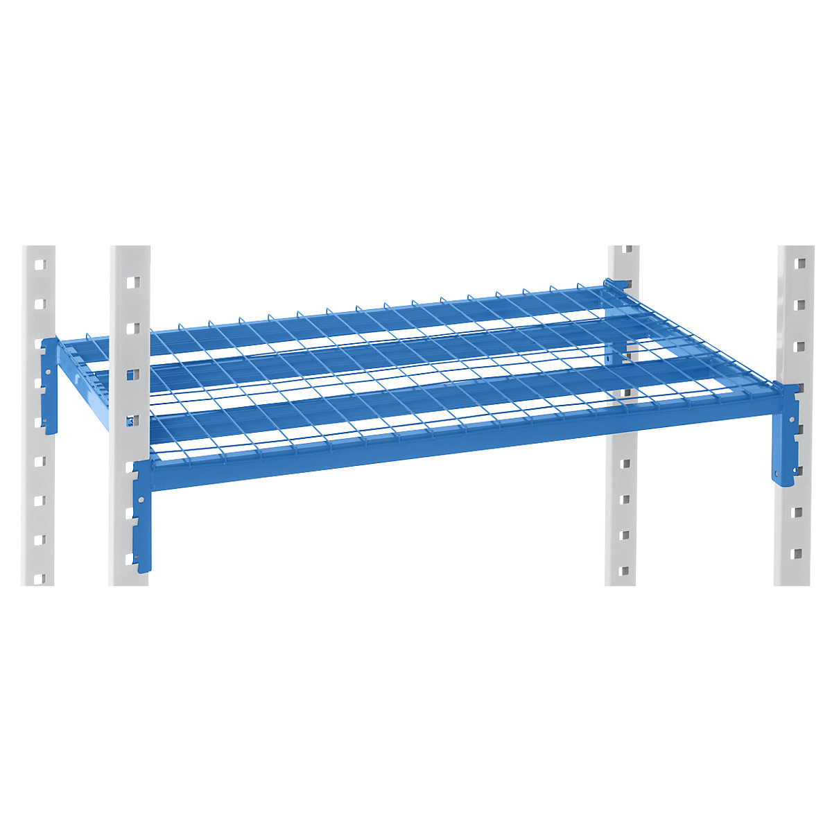 Tablette pour rayonnage emboîtable à tablettes grillagées - Manorga