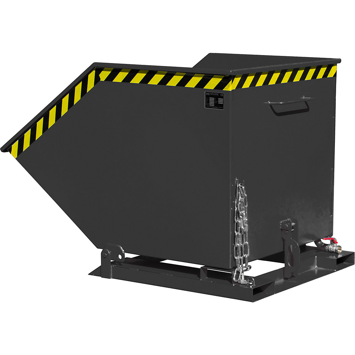 Benne basculante pour copeaux – eurokraft pro (Illustration du produit 8)-7