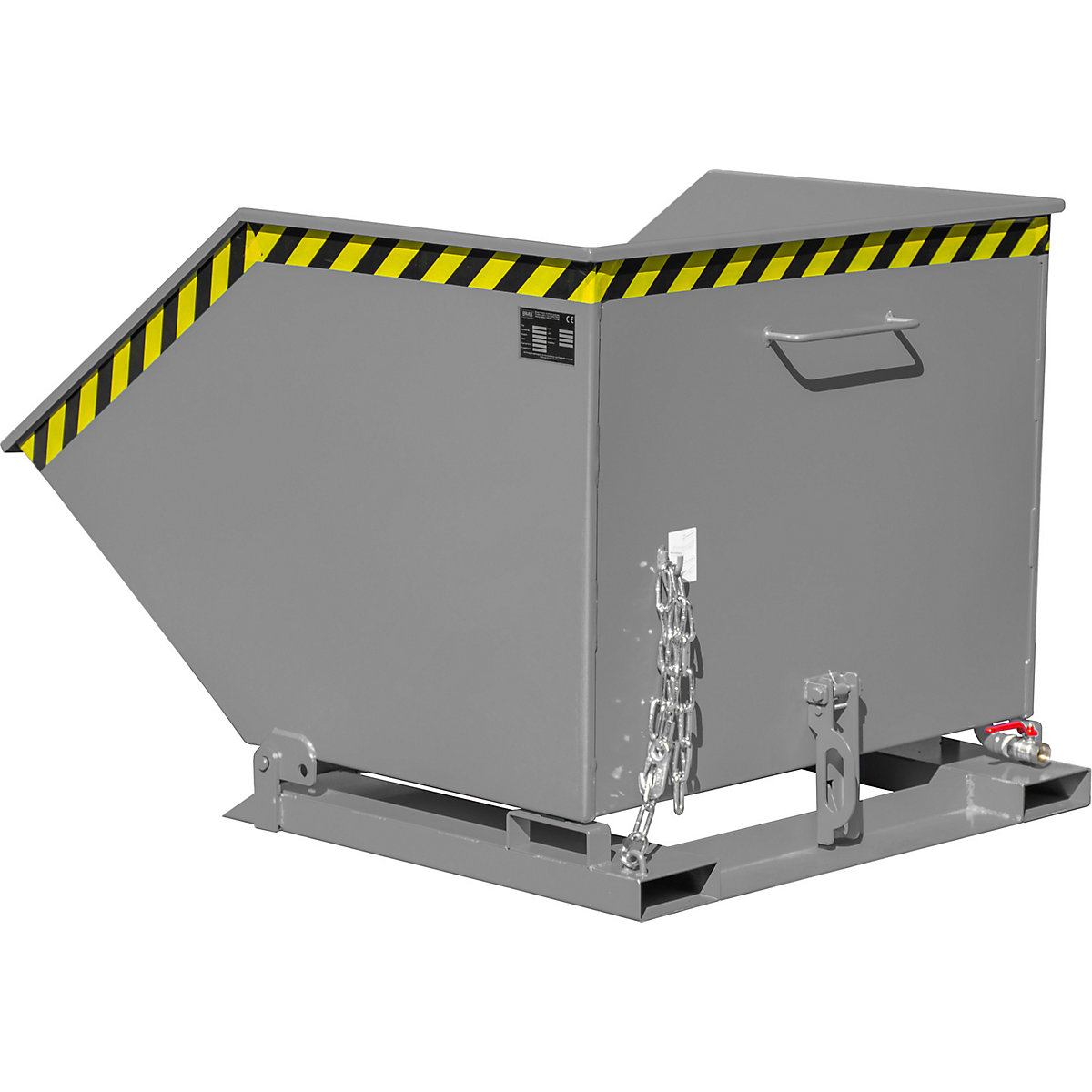 Benne basculante pour copeaux – eurokraft pro (Illustration du produit 8)-7