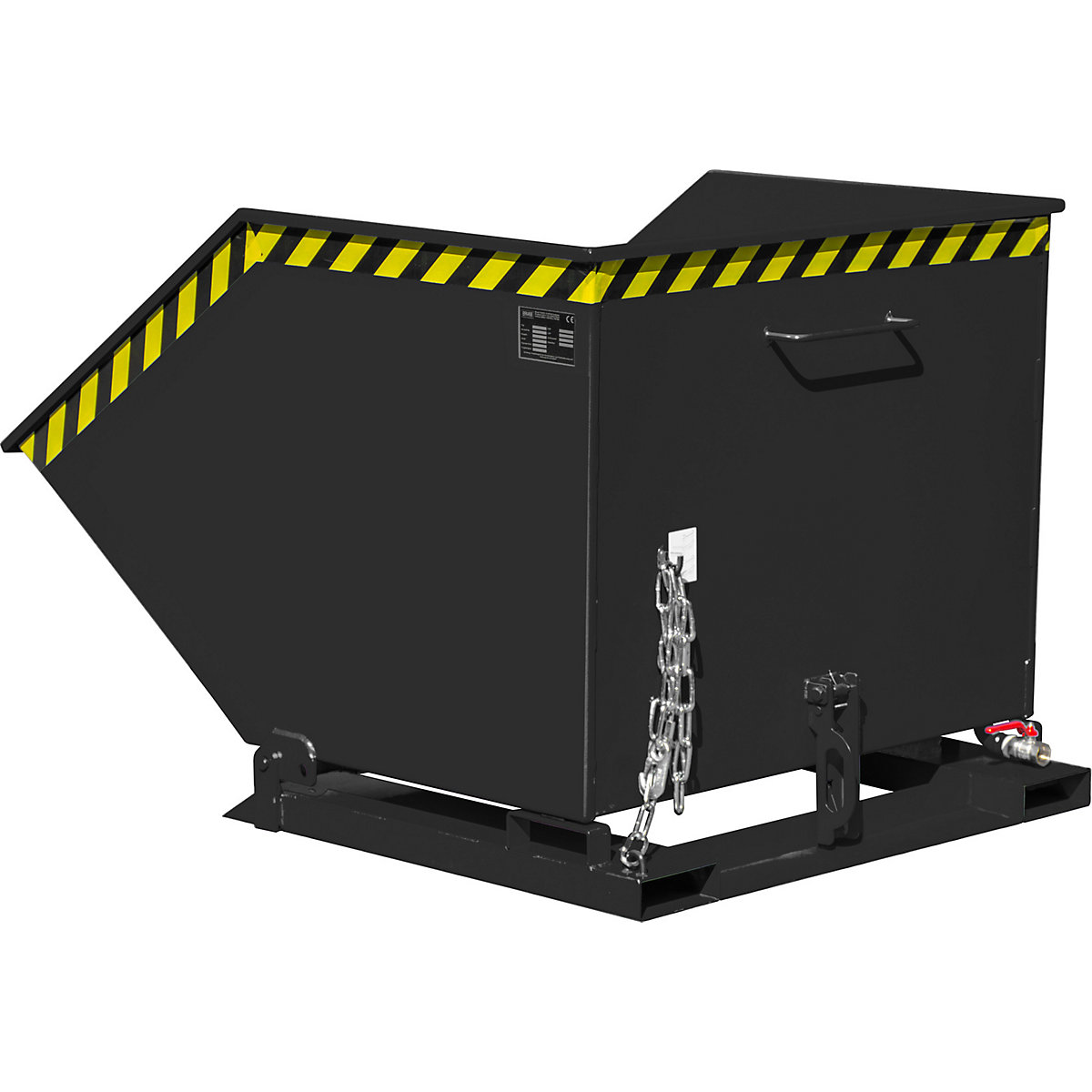 Benne basculante pour copeaux – eurokraft pro (Illustration du produit 7)-6