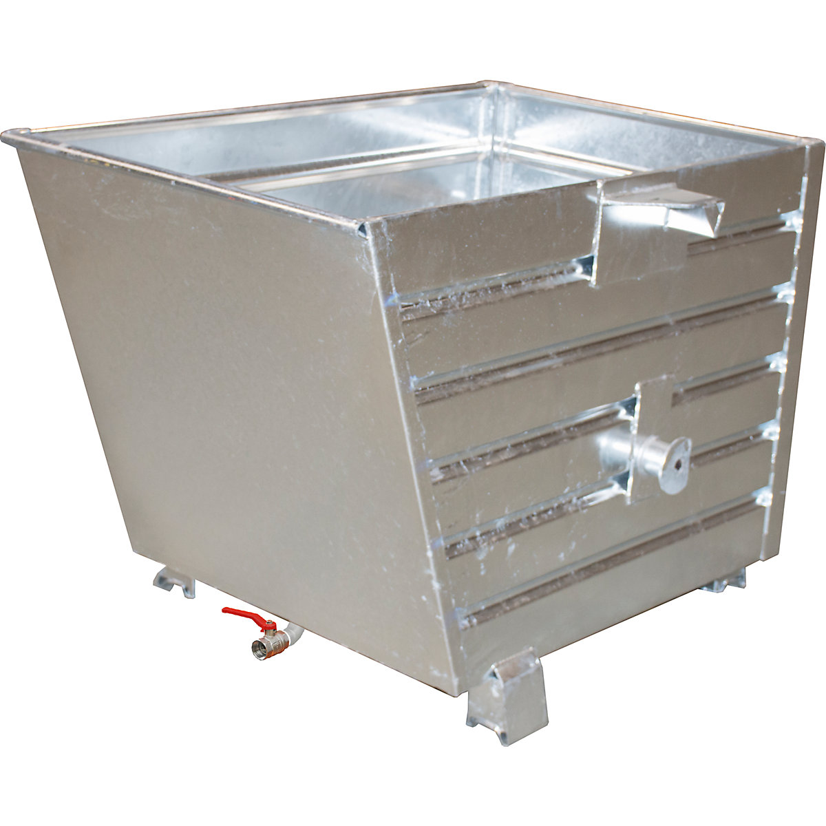 Conteneur basculant pour copeaux BSS avec tamis en tôle – eurokraft pro