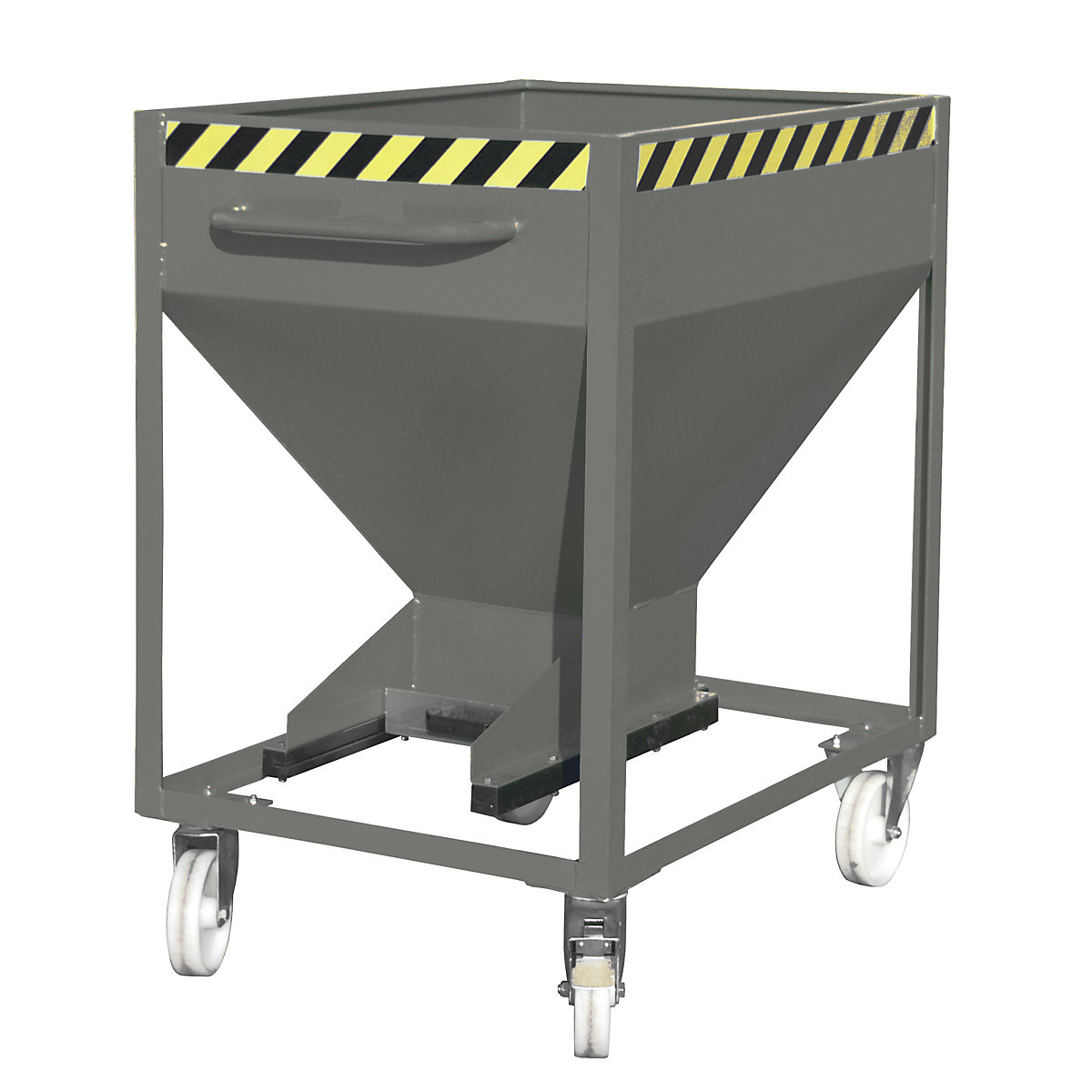 Conteneur-silo en forme d'entonnoir – eurokraft pro