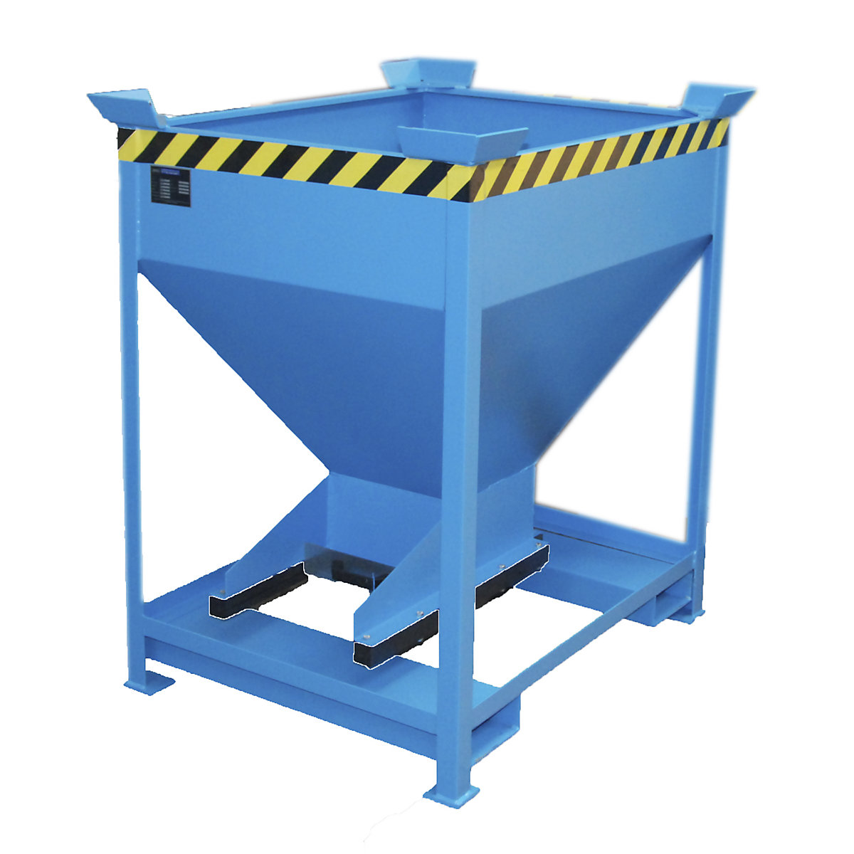 Conteneur-silo en forme d'entonnoir &ndash; eurokraft pro