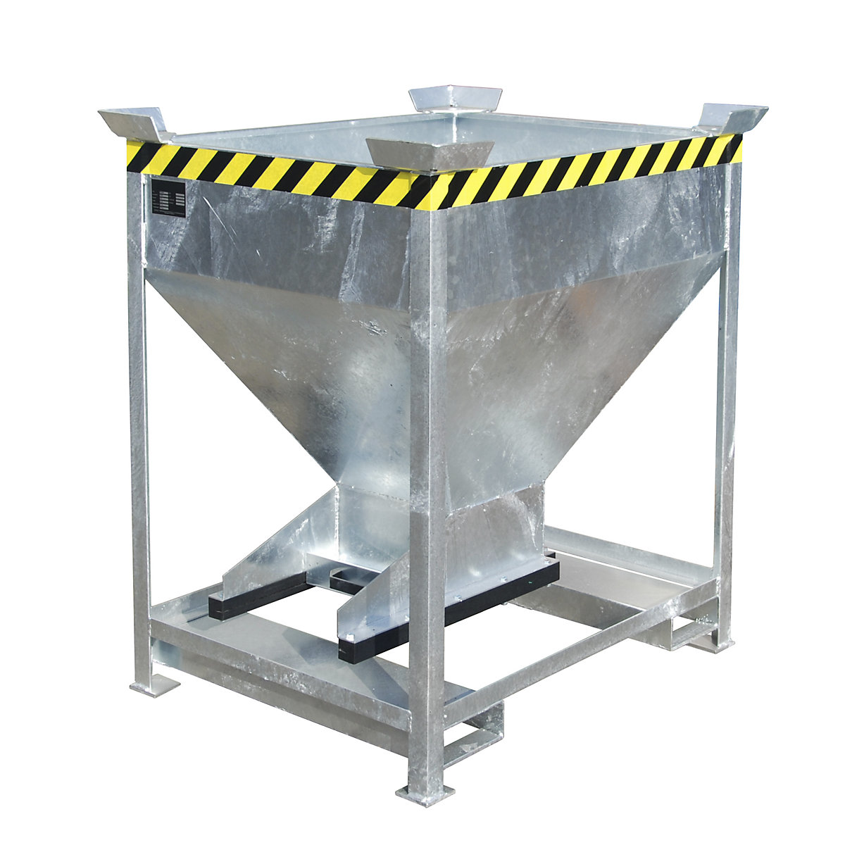 Conteneur-silo en forme d'entonnoir – eurokraft pro