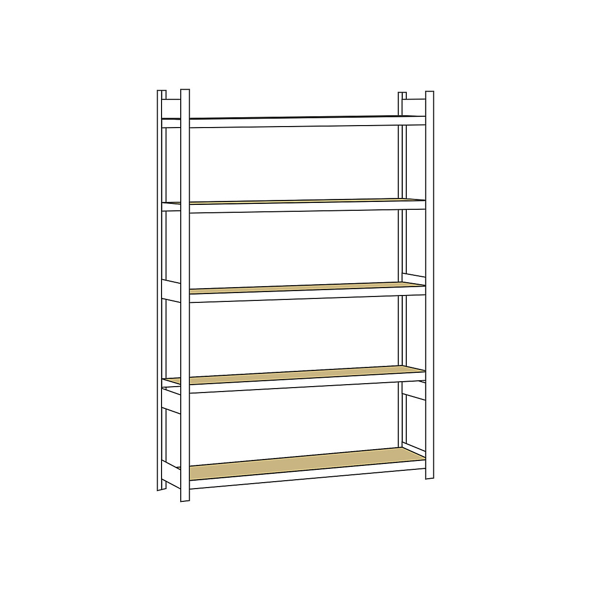 Rayonnage extra-large – SCHULTE (Illustration du produit 294)-293