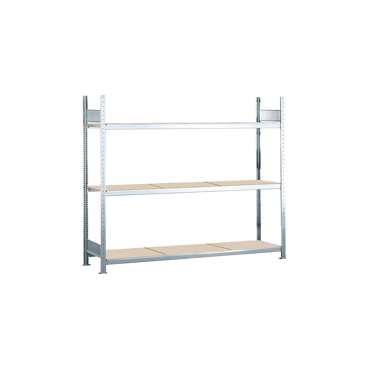 Rayonnage extra-large – SCHULTE, emboîté, h x l x p 2000 x 2500 x 800 mm, aggloméré, rayonnage de base-22