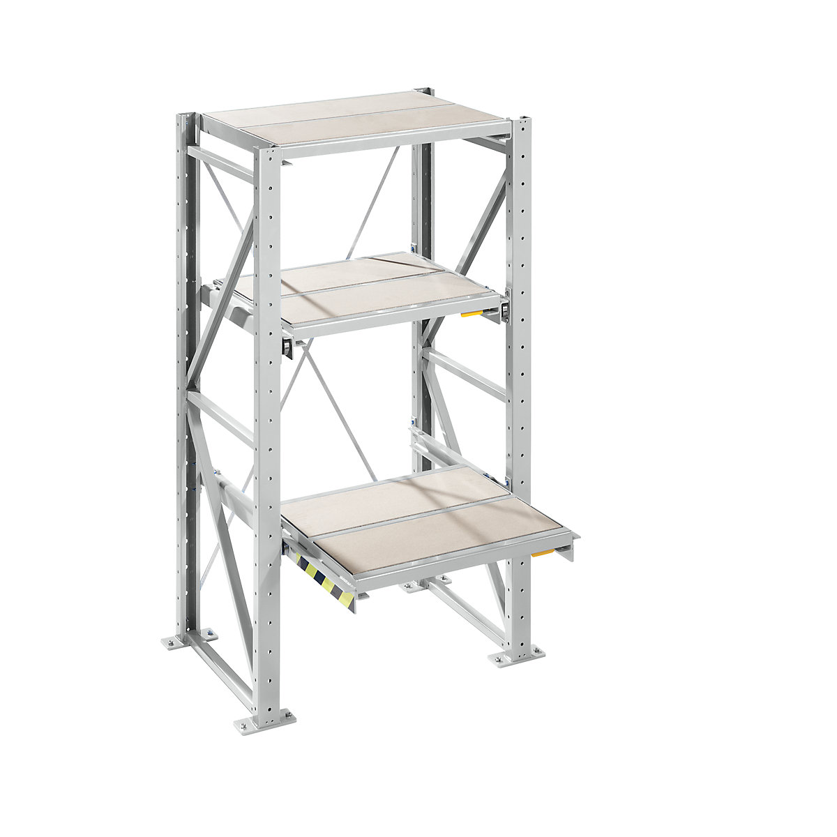 Rayonnage à tablettes coulissantes pour charges lourdes – LISTA (Illustration du produit 37)-36