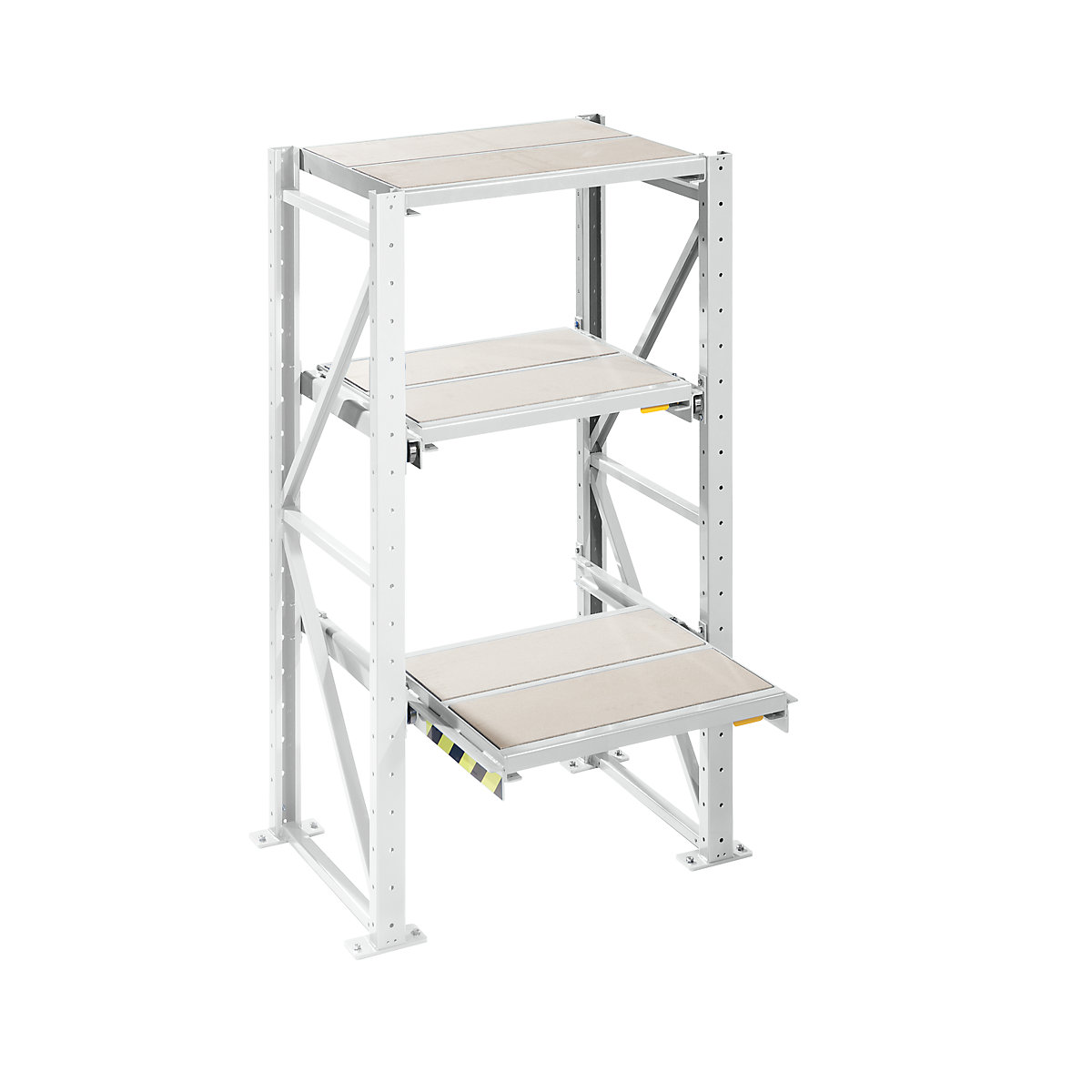Rayonnage à tablettes coulissantes pour charges lourdes – LISTA (Illustration du produit 42)-41
