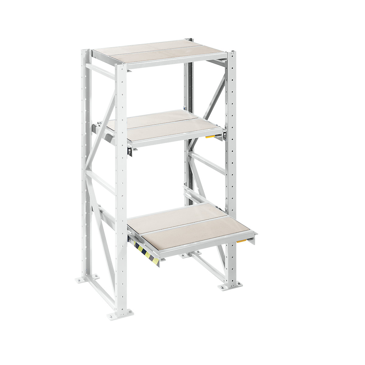 Rayonnage à tablettes coulissantes pour charges lourdes – LISTA (Illustration du produit 39)-38
