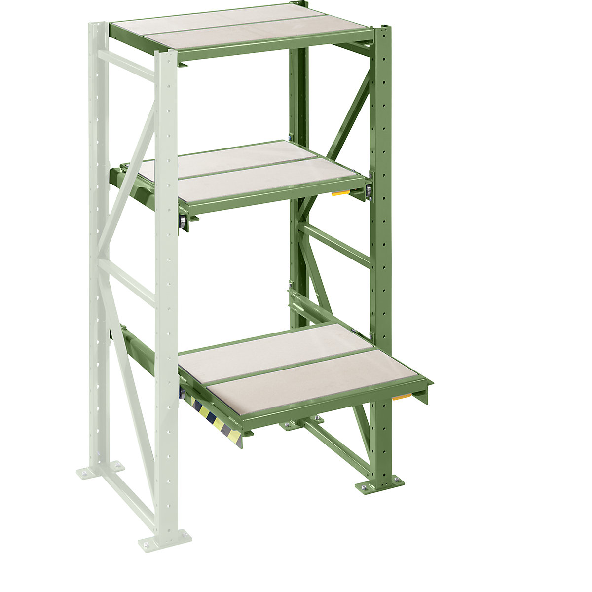 Rayonnage à tablettes coulissantes pour charges lourdes – LISTA (Illustration du produit 32)-31