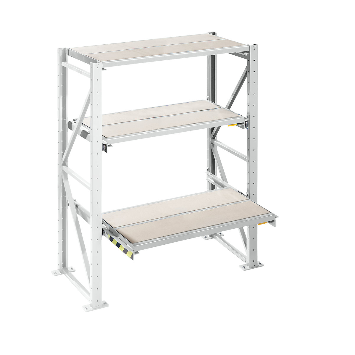 Rayonnage à tablettes coulissantes pour charges lourdes – LISTA (Illustration du produit 40)-39