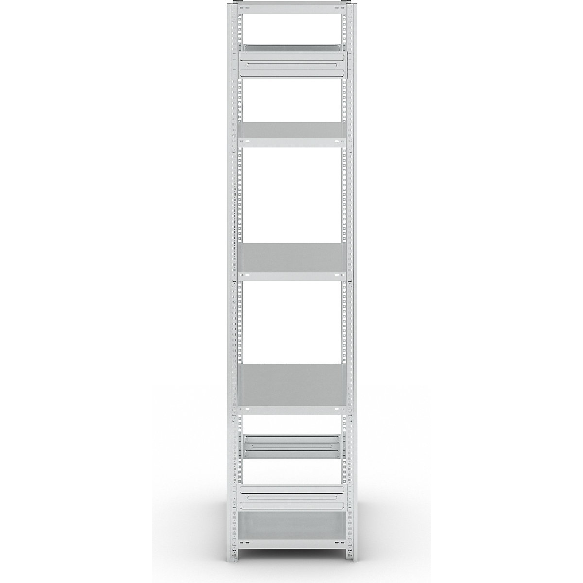 Rayonnage emboîtable à tablettes, galvanisé – eurokraft pro (Illustration du produit 6)-5