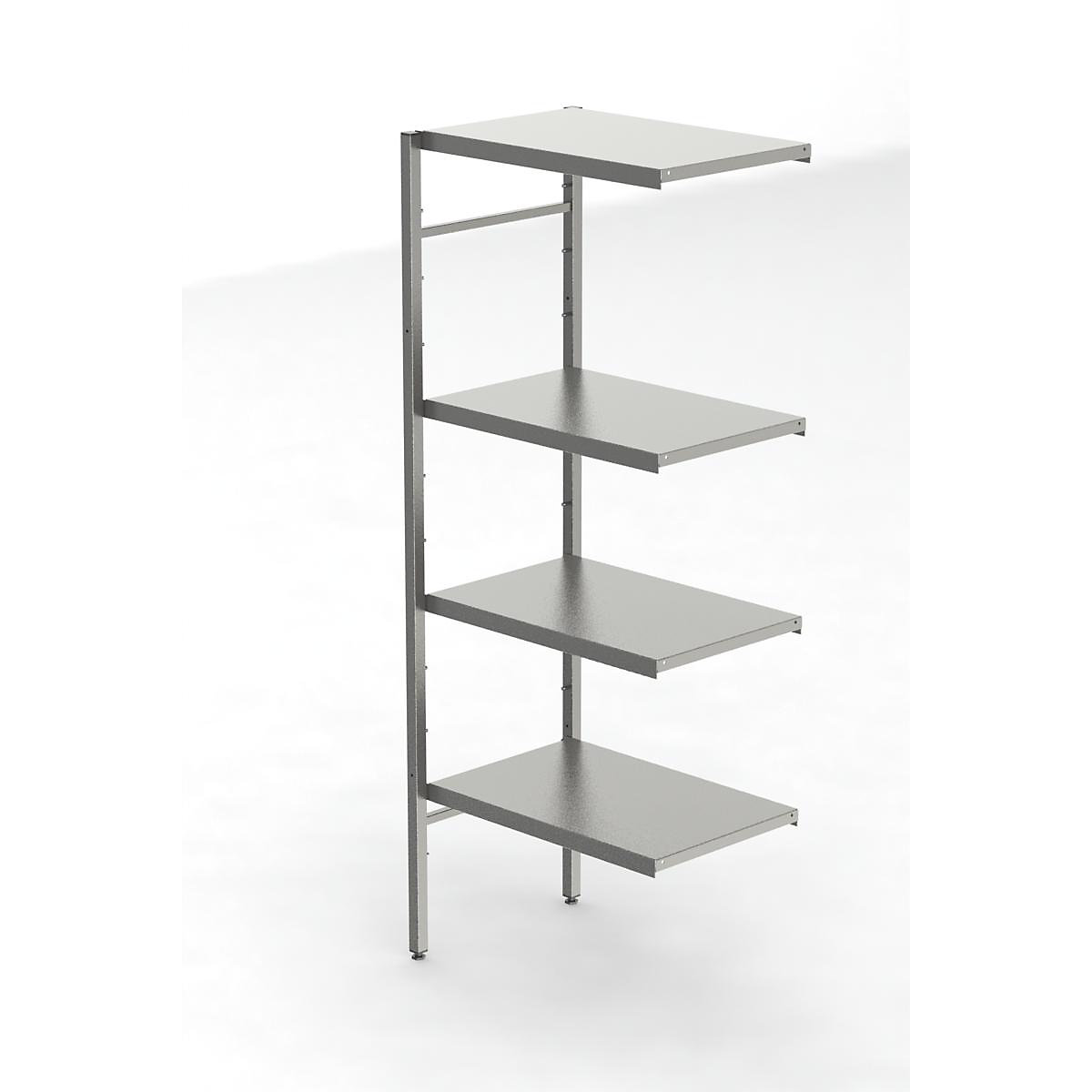 Rayonnage emboîtable en inox, 4 tablettes pleines (Illustration du produit 3)-2