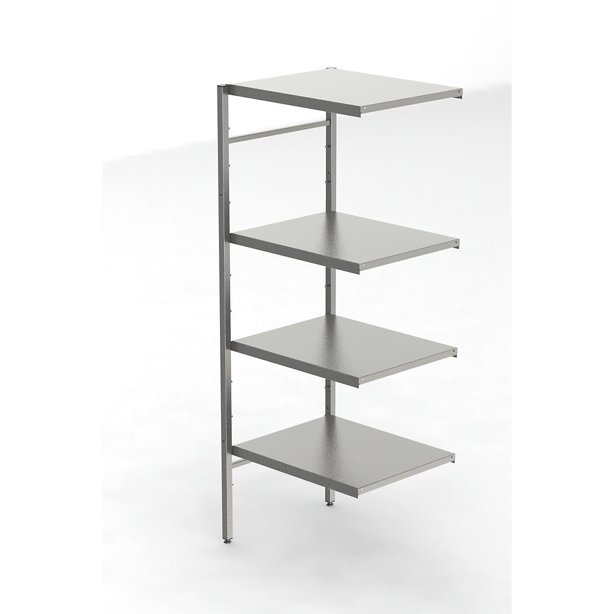 Rayonnage emboîtable en inox, 4 tablettes pleines (Illustration du produit 3)-2