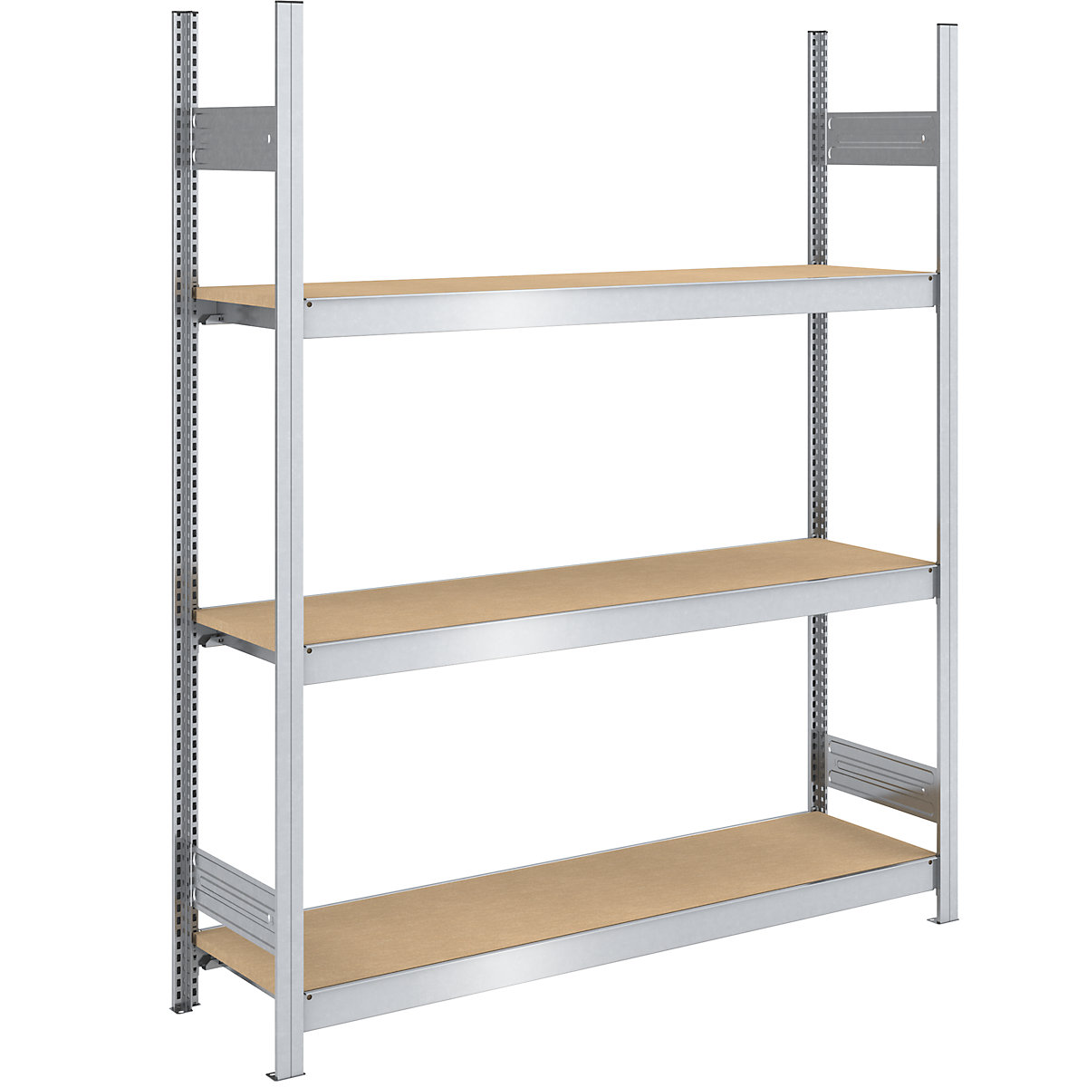 Rayonnage emboîtable extra-large avec tablettes en aggloméré – hofe