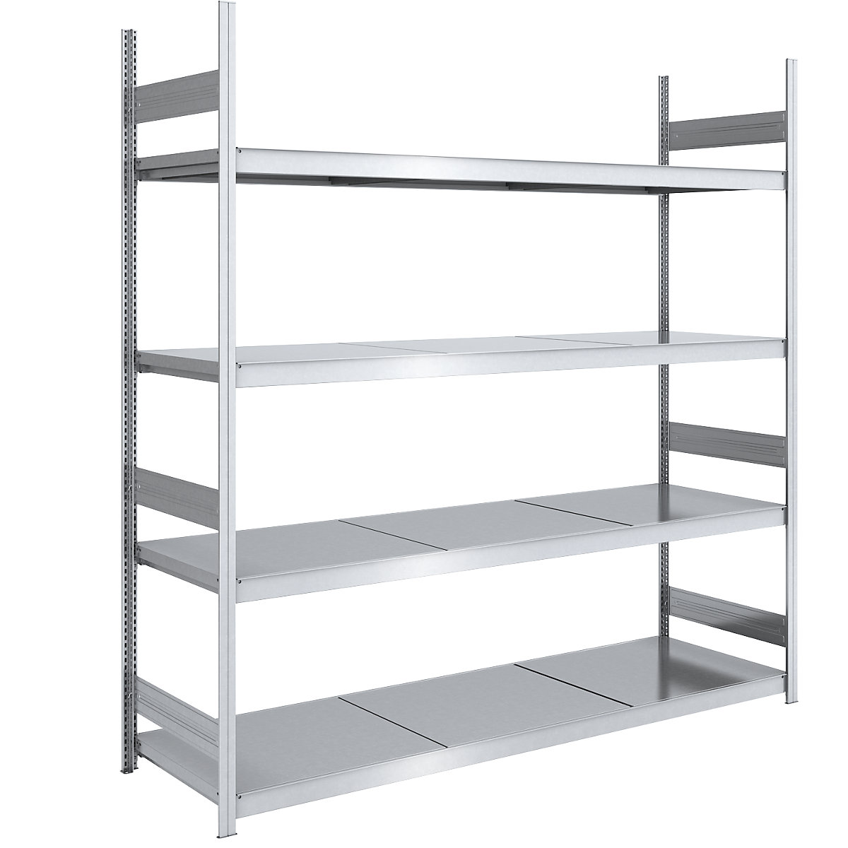 Rayonnage emboîtable extra-large, galvanisé &ndash; hofe