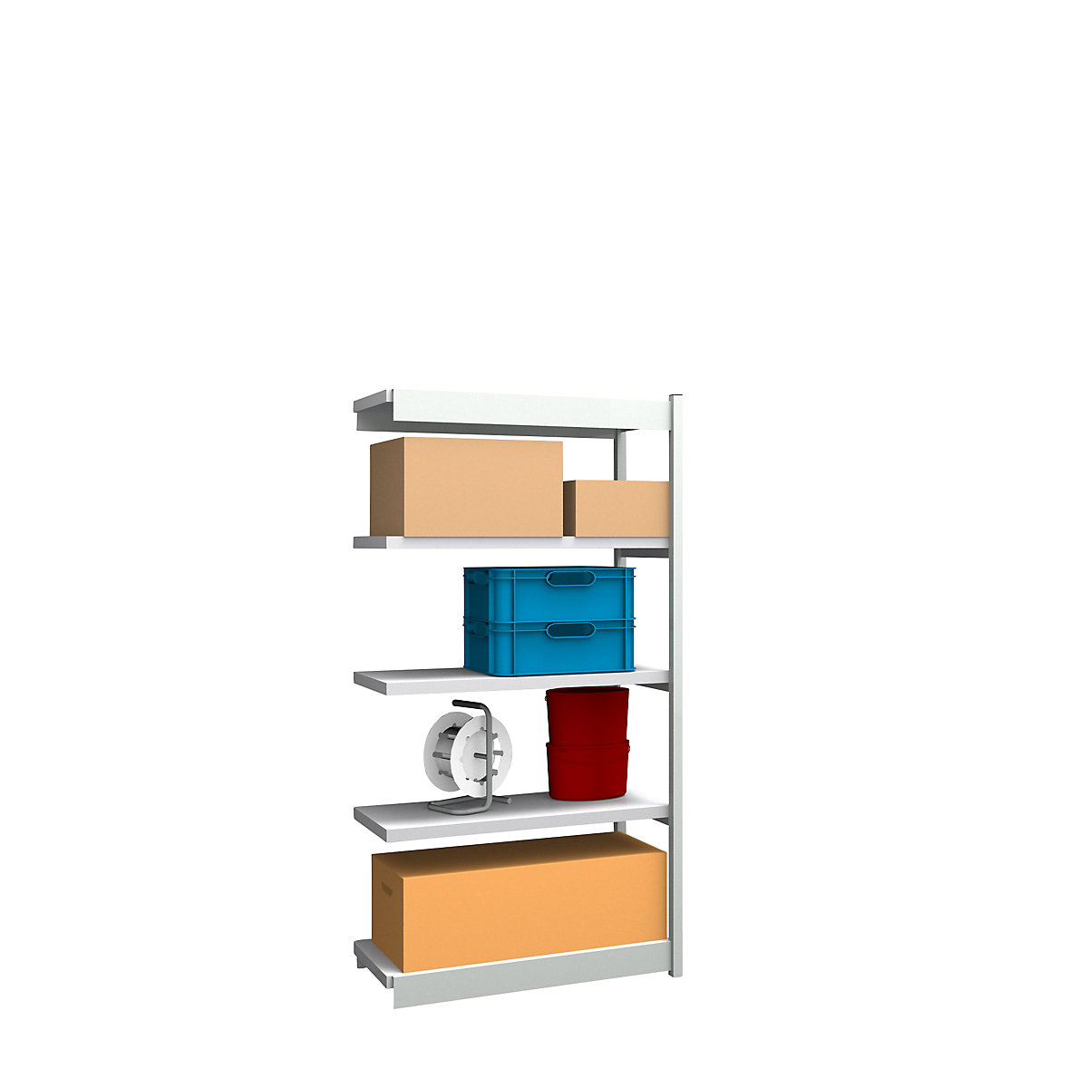 Rayonnage emboîtable, simple face - hofe