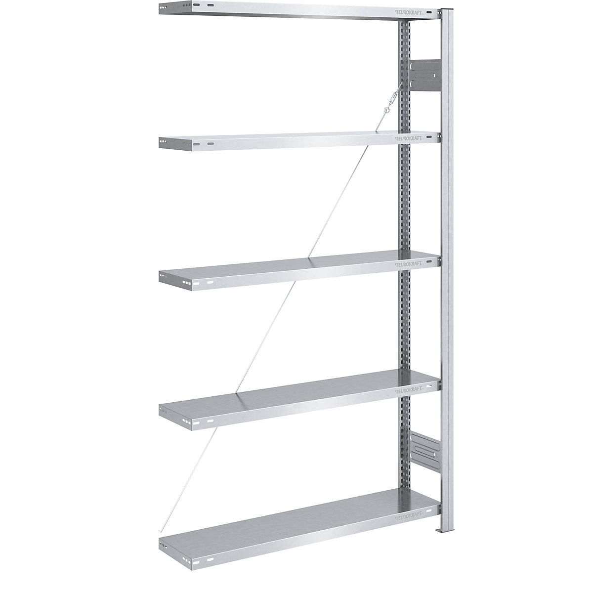 Rayonnage emboîtable, version légère - eurokraft pro