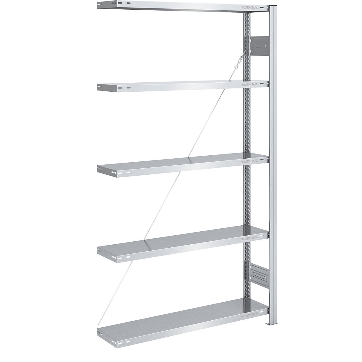 Rayonnage emboîtable, version mi-lourde - eurokraft pro