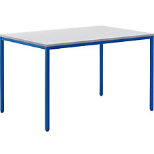 blad lichtgrijs, frame gentiaanblauw