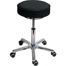 Pracovná stolička s plynovou pružinou na prestavenie výšky