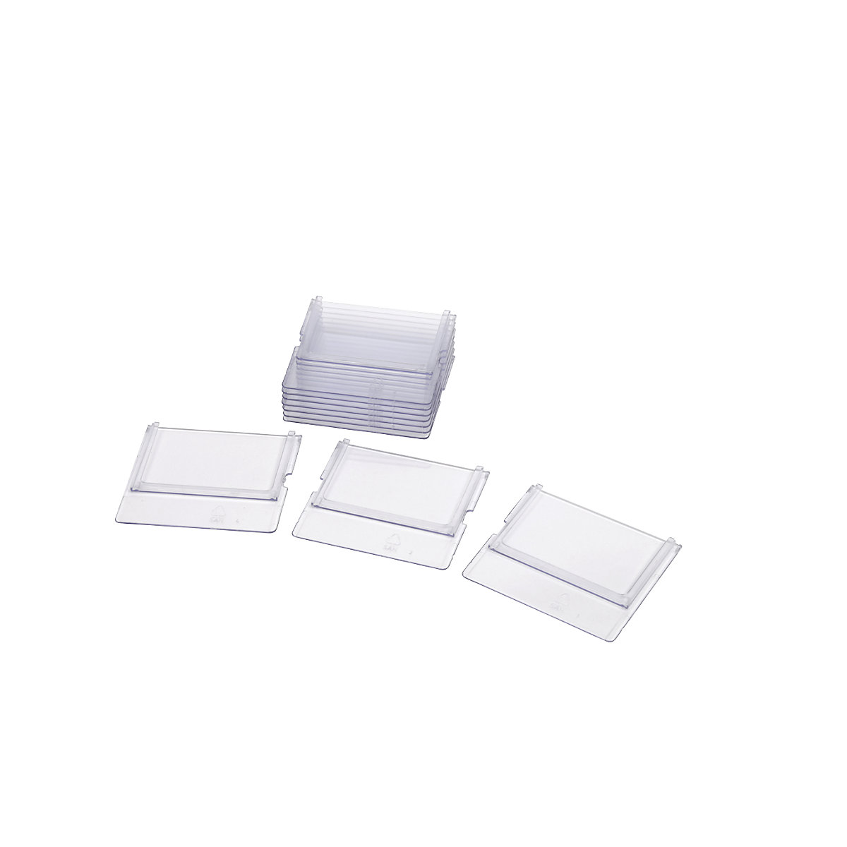 Cross divider, transparent