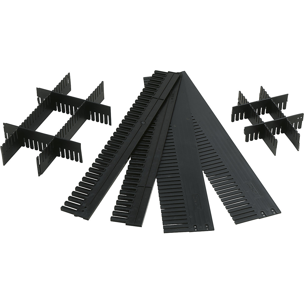 Divider for open fronted storage bin