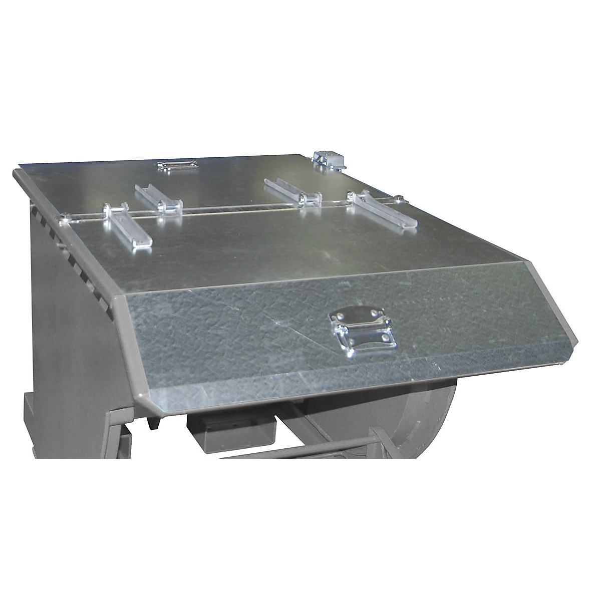 Folding lids for tilting skips – eurokraft pro