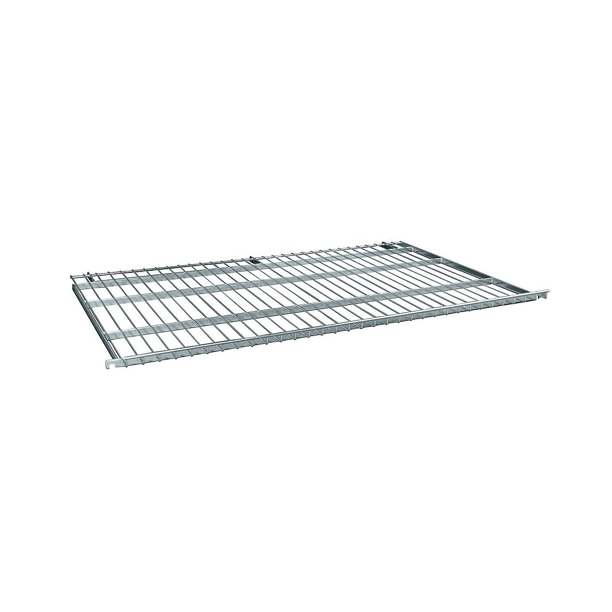 Intermediate shelf for steel roll container