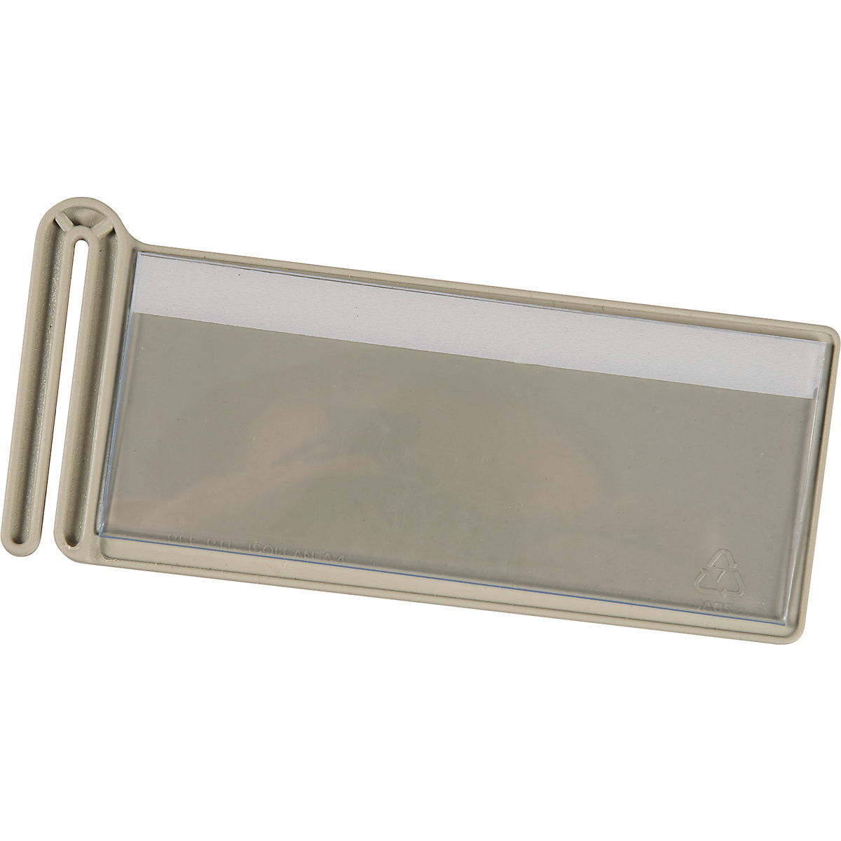 Labelling clip for FLAT/BIG wall-mounted sorting system