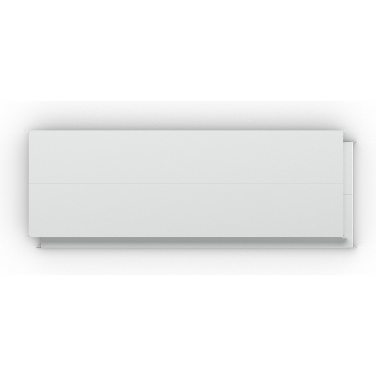 Sheet steel shelf, pack of 2 – eurokraft basic (Product illustration 3)-2