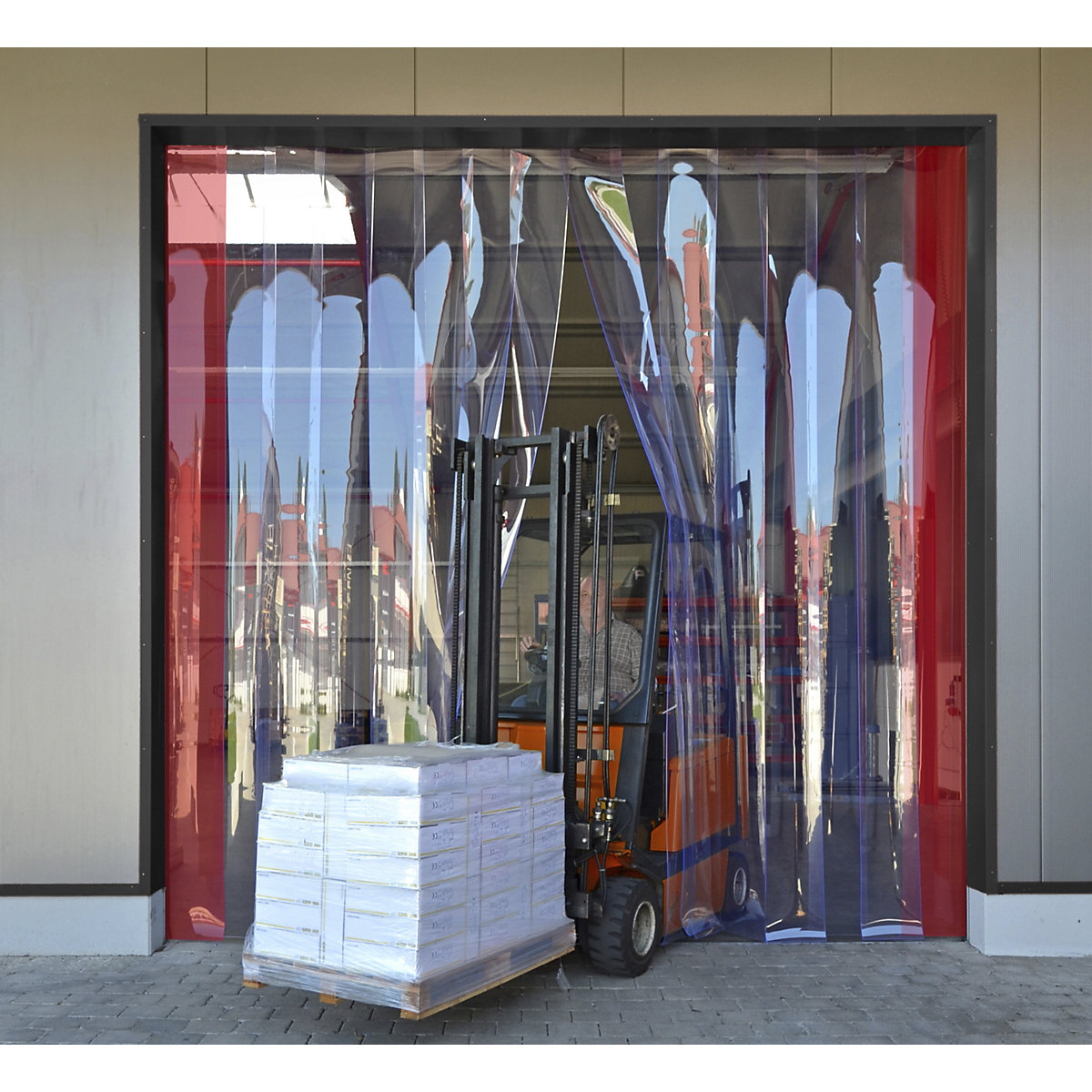 Optional red warning stripes, pack of 2