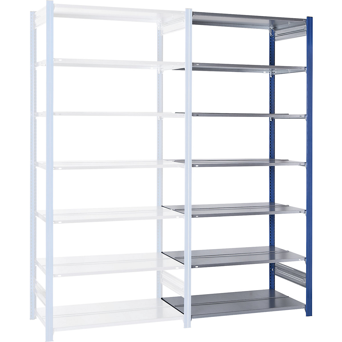 Boltless file shelving unit – hofe (Product illustration 35)-34