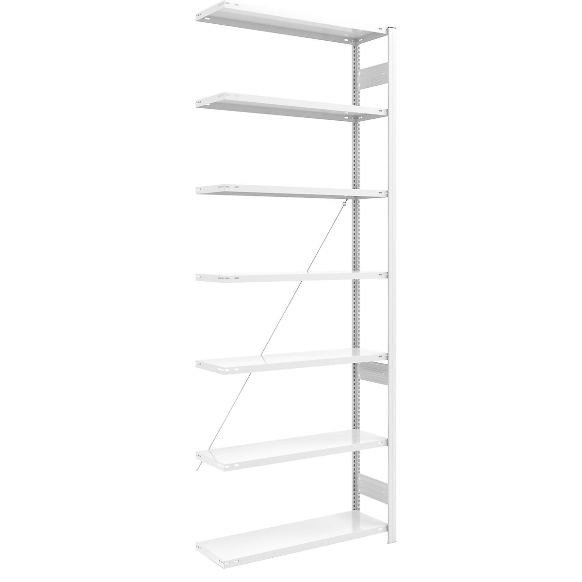 AntiBak® boltless shelving unit, anti-bacterial - eurokraft pro