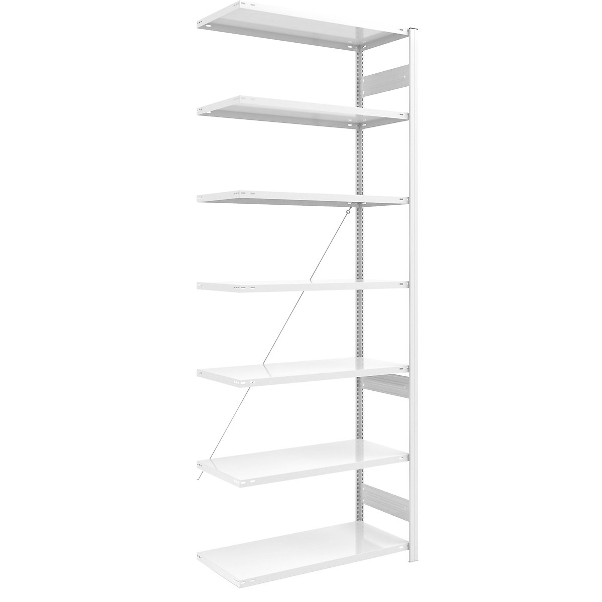 AntiBak® boltless shelving unit, anti-bacterial - eurokraft pro