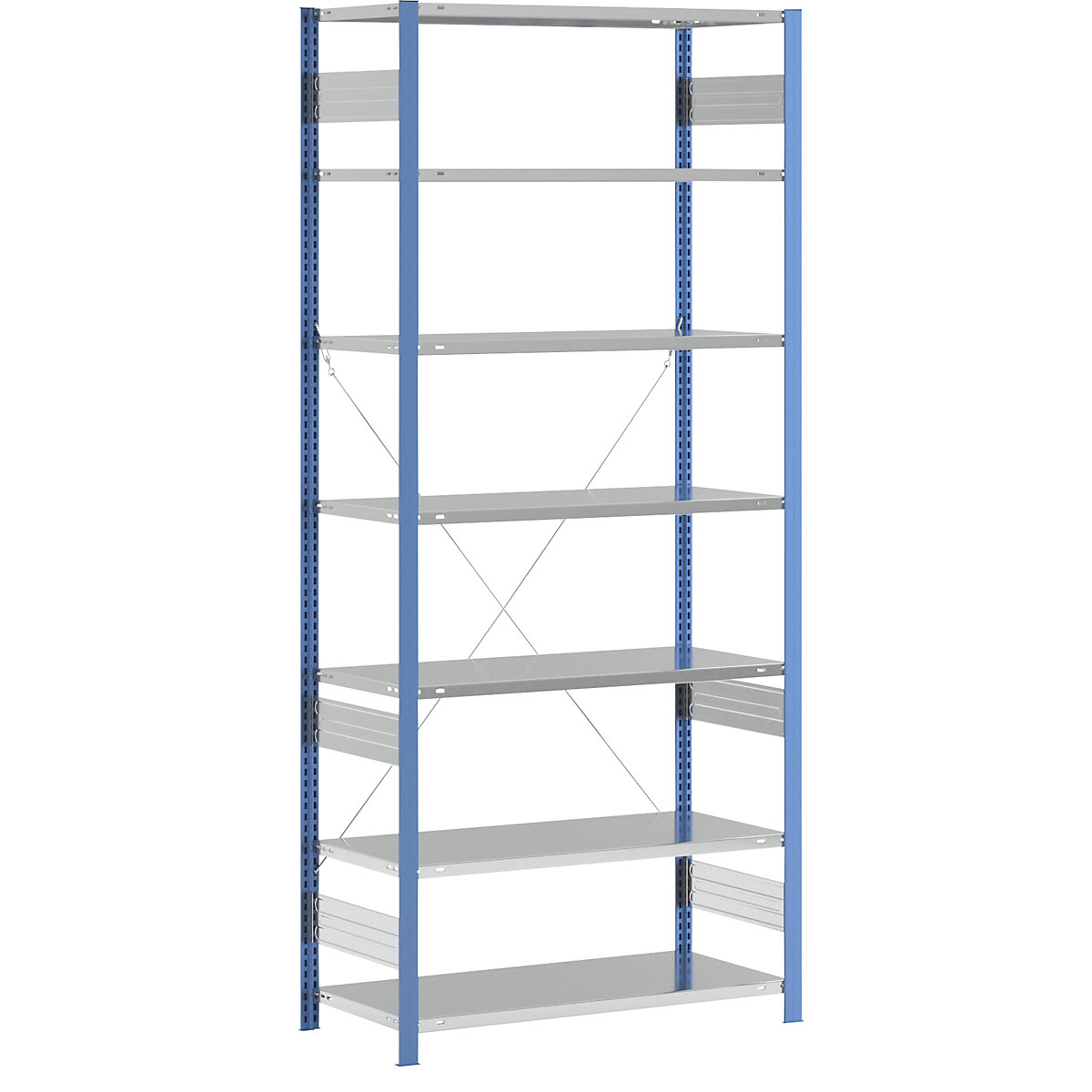 Boltless shelving unit, light duty – eurokraft pro