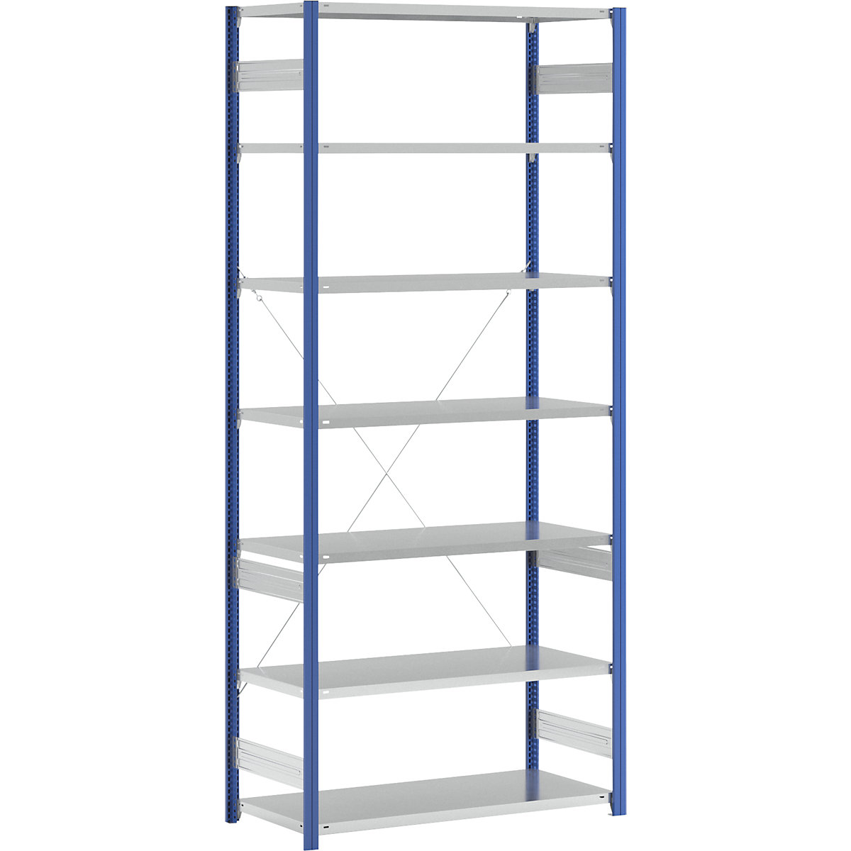 Boltless shelving unit, light duty - eurokraft pro