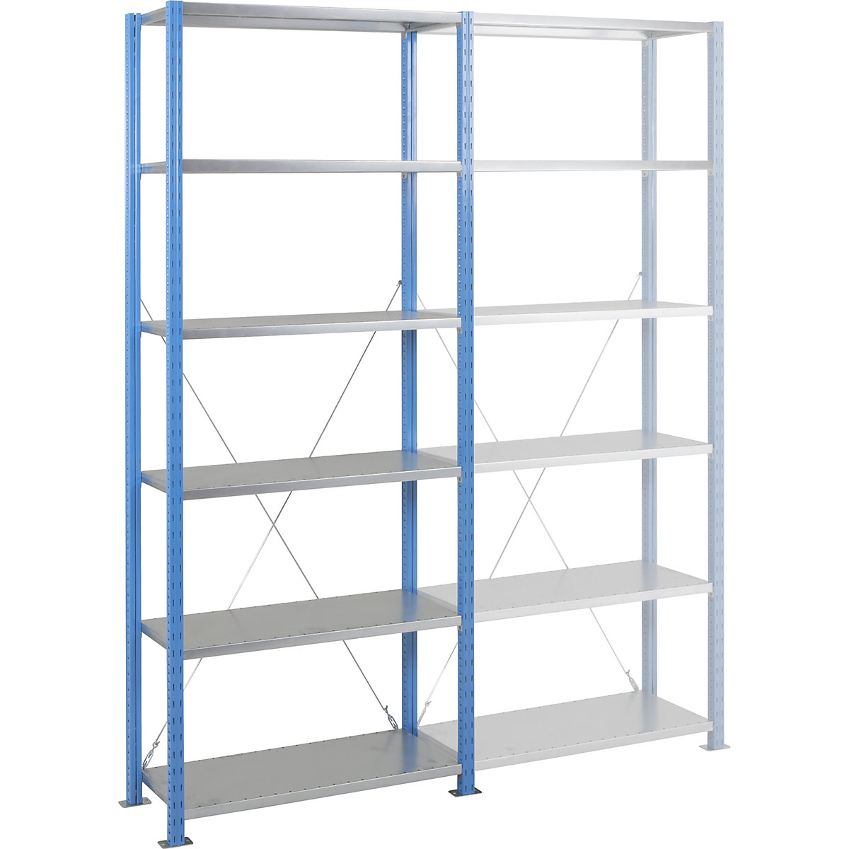 Heavy-duty boltless shelving – Manorga, shelf WxD 1000 x 600 mm, max. shelf load 310 kg, standard shelf unit, height 2500 mm, 6 shelves-2