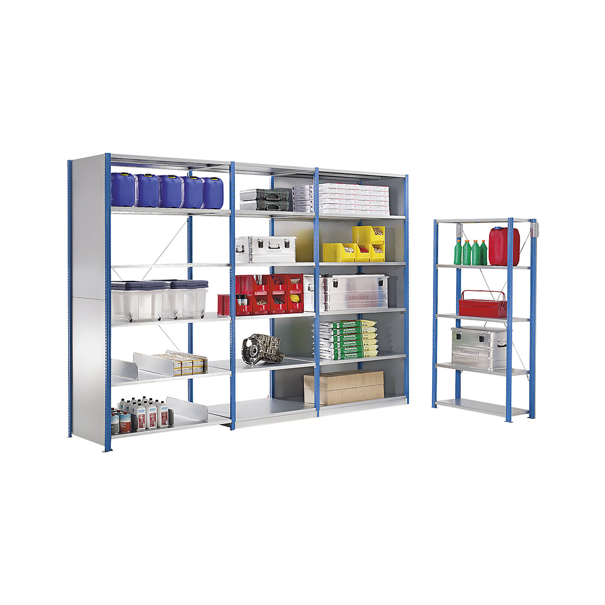 Heavy-duty boltless shelving – Manorga (Product illustration 2)-1