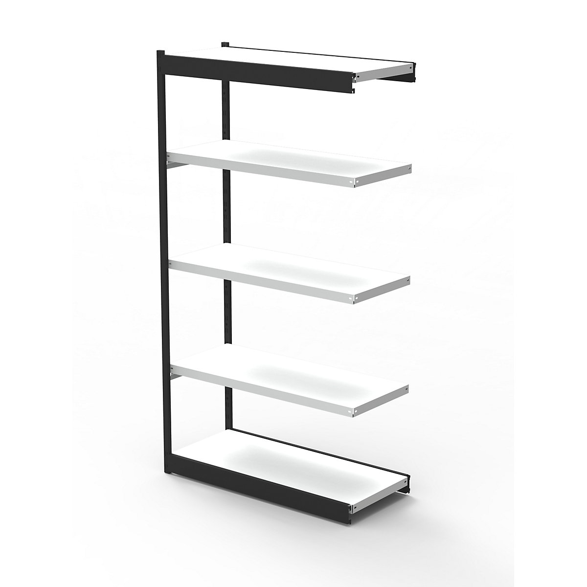Office shelf system, without rear wall