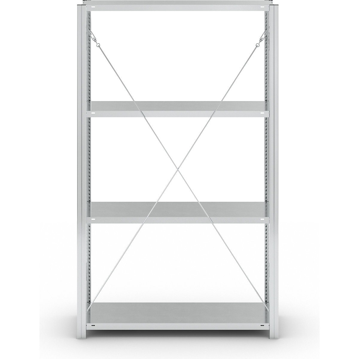 Standard boltless shelving unit, zinc plated – eurokraft pro (Product illustration 69)-68