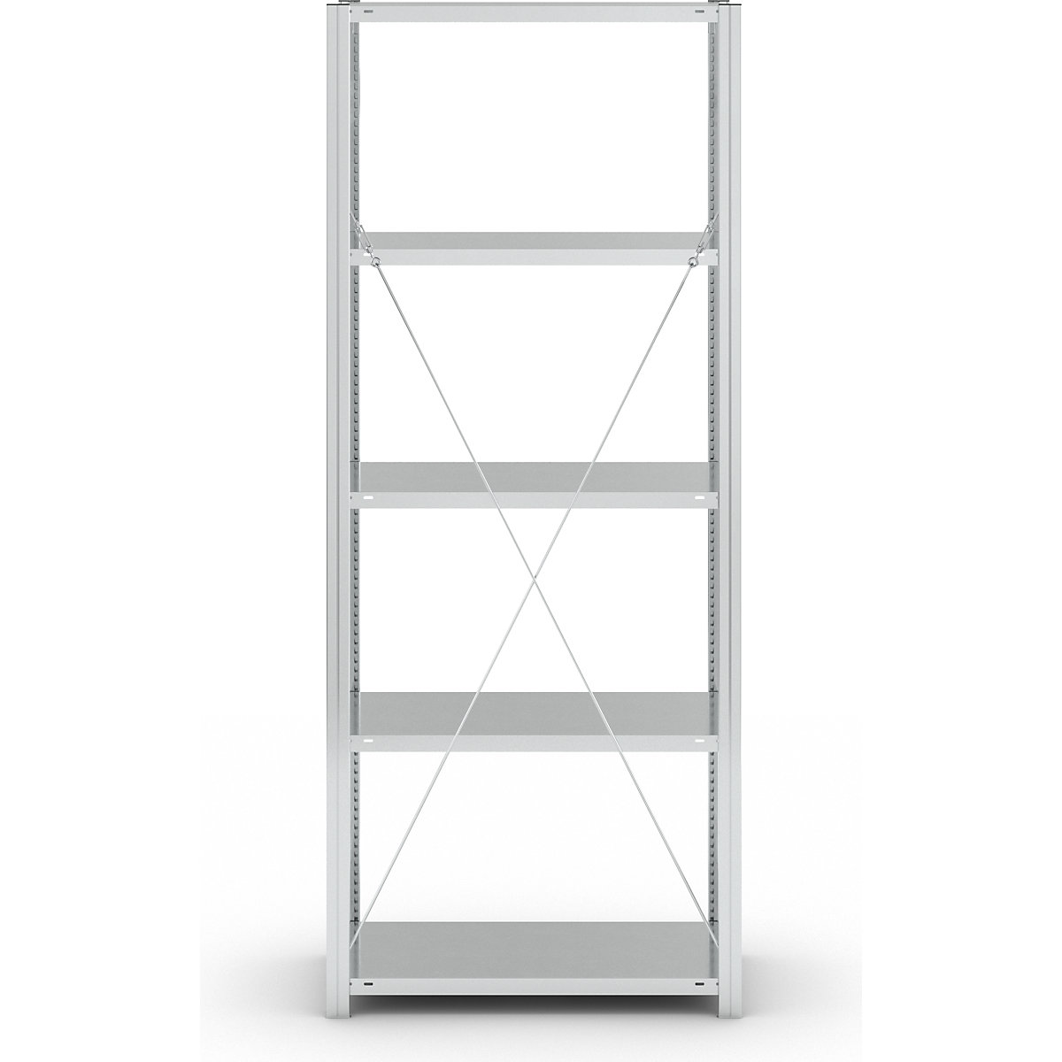 Standard boltless shelving unit, zinc plated – eurokraft pro (Product illustration 64)-63