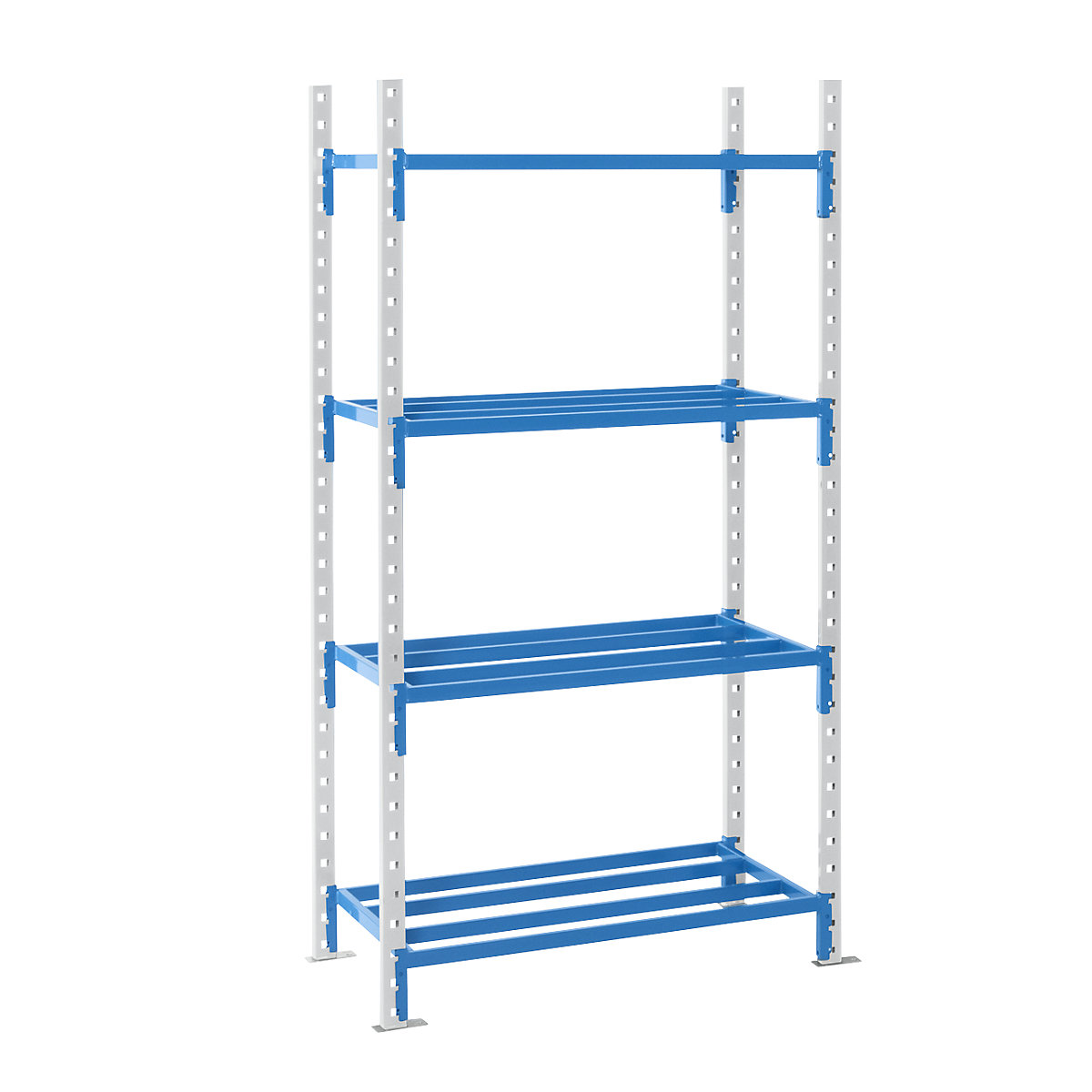Tubular boltless shelving unit – Manorga